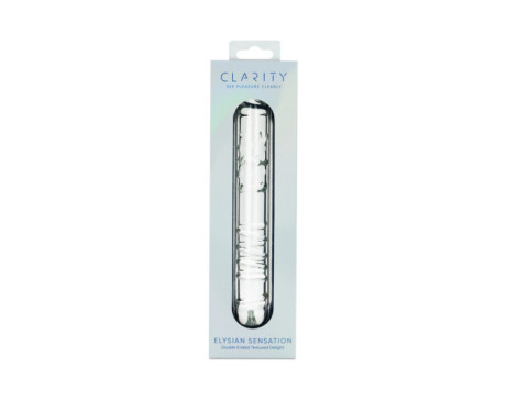Clarity Elysian Sensation Glass Dildo