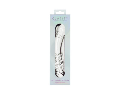 Clarity Celestial Desire Glass Dildo