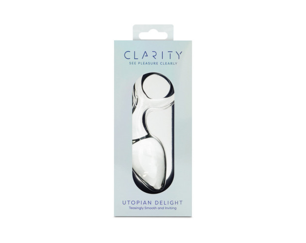 Clarity Utopian Delight Glass Dildo