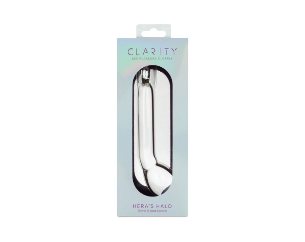 Clarity Hera's Halo Glass Dildo