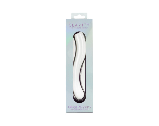 Clarity Celestial Curve Glass Dildo