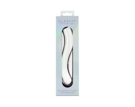 Clarity Celestial Curve Glass Dildo