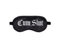 Ouch! Cum Slut Printed Mask Satin Black