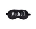Ouch! Fuck Off Printed Mask Satin Black