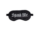 Ouch! Spank Me Printed Mask Satin Black