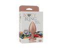 Booty Bling Heart DiamondMetalPlug Gd L