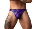 MP Eggplant Crossover Thong Plum L/XL