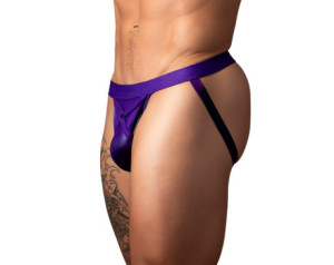 MP Eggplant Crossover Jock Plum S/M