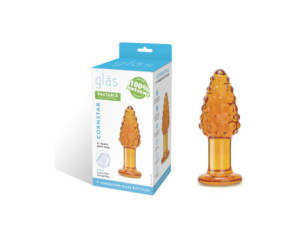 Glas Cornstar 4in Glass Butt Plug