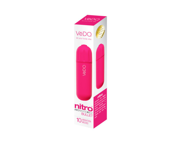 VeDO Nitro Rechargeable Bullet Vibe Pink