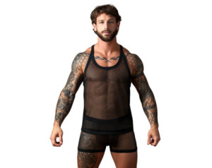 MP Fishnet 2.0 Tank Top Black L/XL