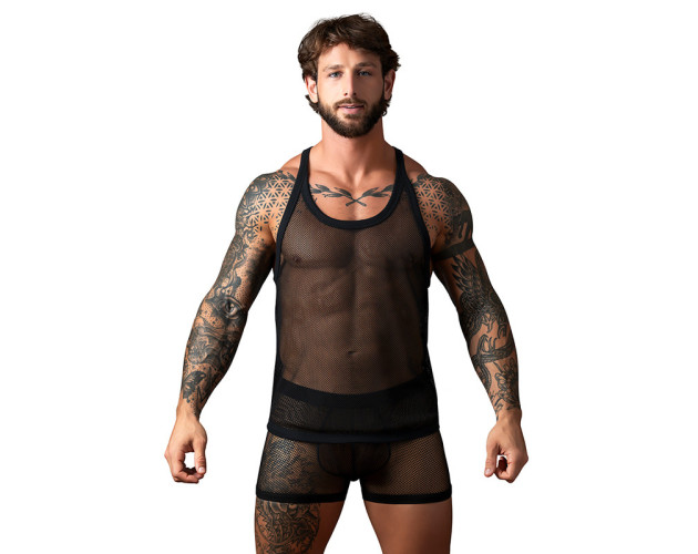MP Fishnet 2.0 Tank Top Black L/XL
