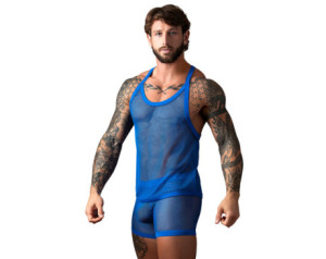 MP Fishnet 2.0 Tank Top Royal S/M