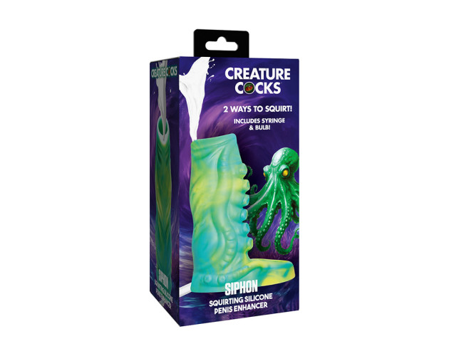 Creature Cocks Tentacle SquirtEnhanc Grn
