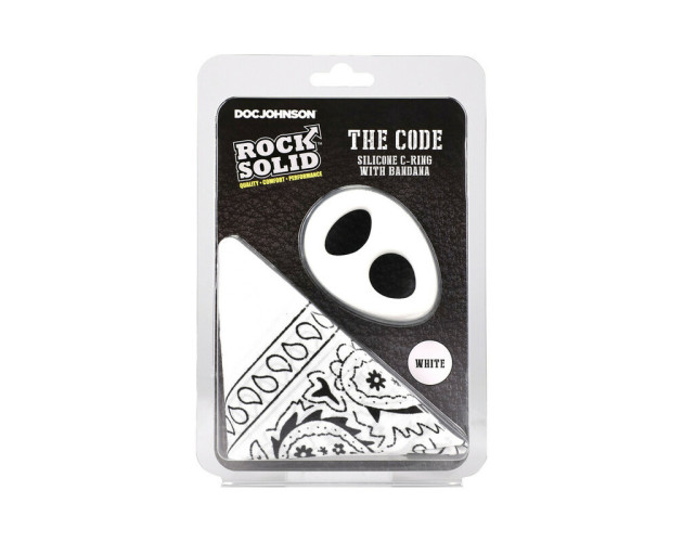 Rock Solid The Code C-Ring Bandana Wt/Bk