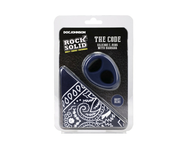 Rock Solid The Code C-Ring Bandana NvyBk