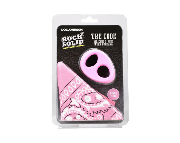 Rock Solid The Code C-Ring Bandana PnkBk