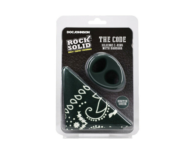 Rock Solid The Code C-Ring Bandana GrnBk