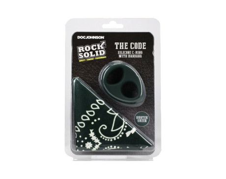 Rock Solid The Code C-Ring Bandana GrnBk