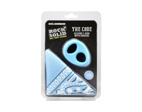 Rock Solid The Code C-Ring Bandana BluBk