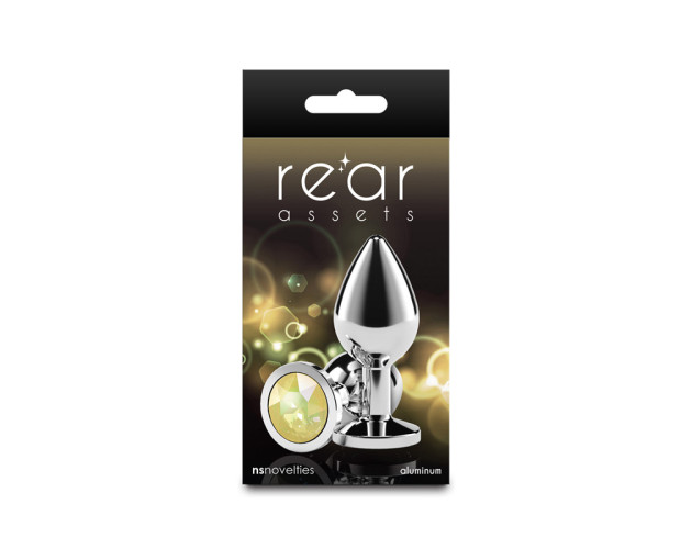 Rear Assets Silver Medium Yellow Gem