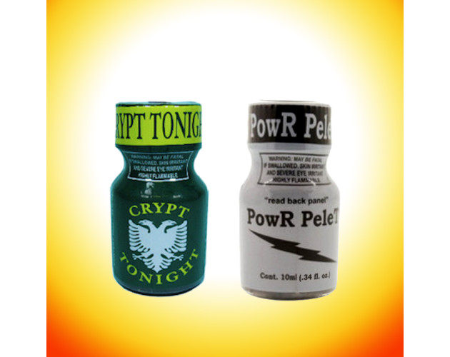 2-PACK 10ml of: Crypt Tonight + PowR Pelet