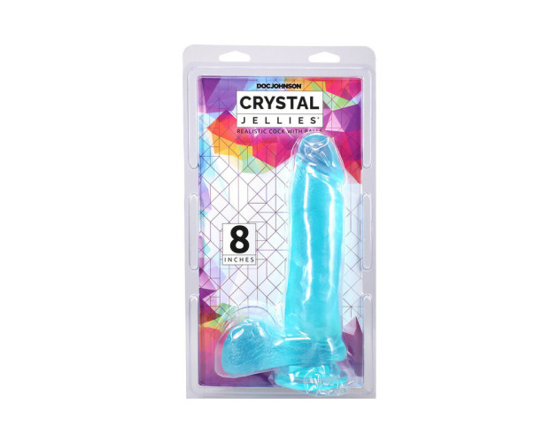 Crystal Jellies 8in RealisticCockBall Tl