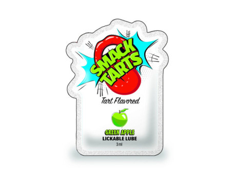 Smack Tarts Lickable Lube SourGrnApp 3ml