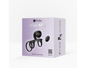 SVibe Snail JOVI Arc Couples Ring Noir