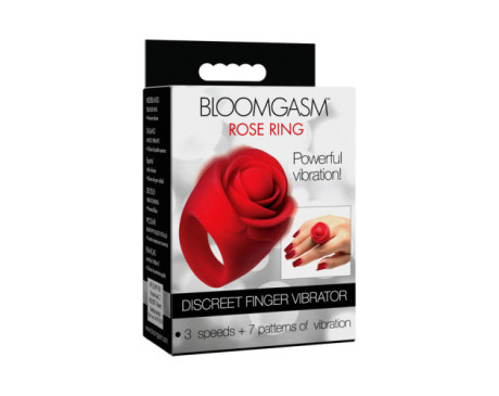 Bloomgasm Rose Ring Finger Vibrator