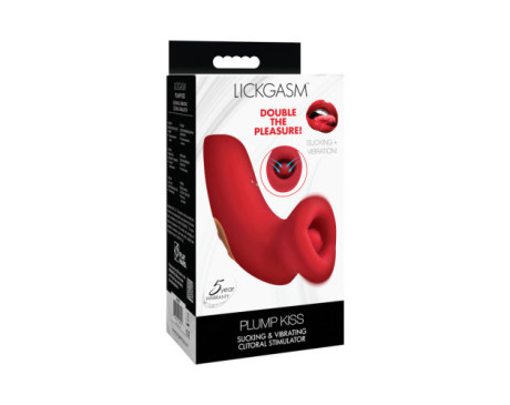 Lickgasm Plump Kiss Suck&Vib Clit Stim