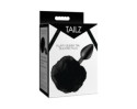 Tailz Fluffy Bunny Tail Sili Plug Blk
