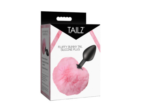 Tailz Fluffy Bunny Tail Sili Plug Pnk