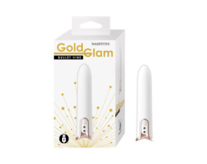 Gold Glam Bullet Vibe White
