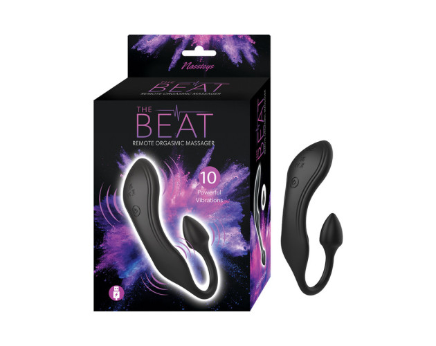 The Beat Remote Orgasmic Massager Black