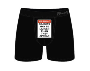 The Rear View Size Warning Underwear M
