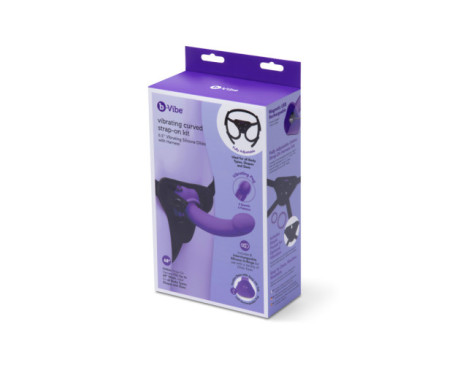 b-Vibe Vibrating Curved Strap-On Kit