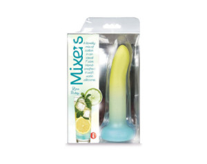 Mixers 8in Silicone Dildo Lime Rickey