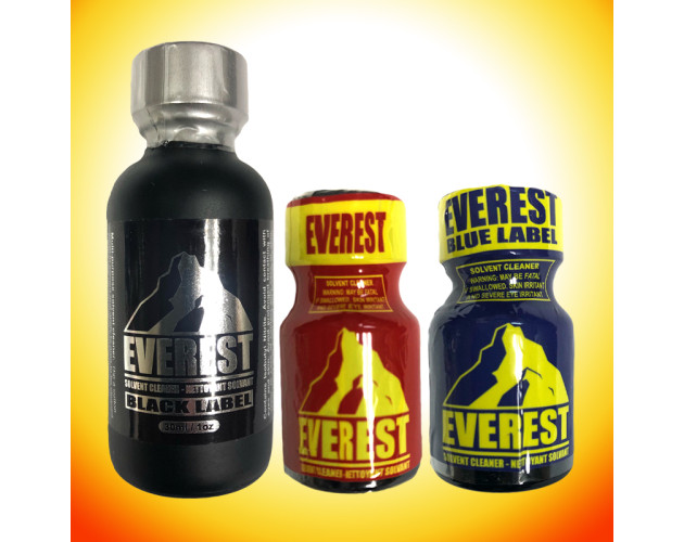3-PACK Everest: Black 30ml, Red 10ml & Blue 10ml