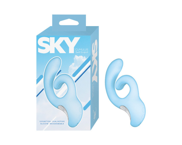 Sky Cumulus Swirl G-Spot Blue