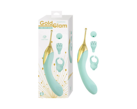 Gold Glam Tri-Tip Vibe Aqua