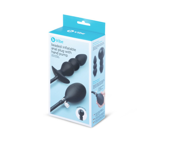 b-Vibe Beaded Inflatable Anal Plug