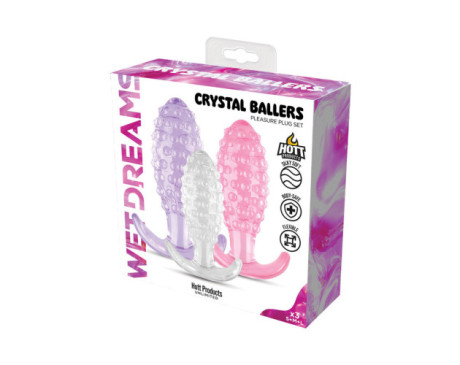 Wet Dreams Crys Bal Tri-Col Tush Train 3