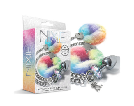 NIXIE Metal Plug & Furry cuff Set M Unic