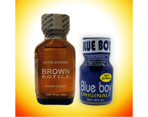 2-PACK: Brown Bottle 30ml & Blue Boy 10ml