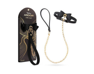 Temptasia Ardor Collar&Leash? Black/Bow
