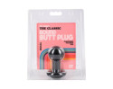 The Classic Round Butt Plug Black Small