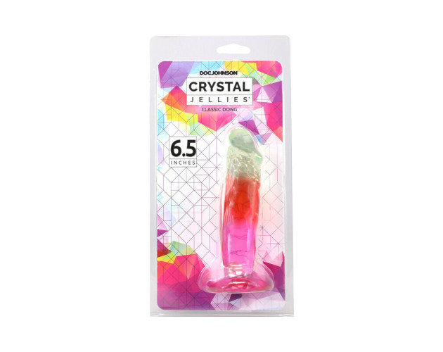Crystal Jellies 6.5 in. Dong Rainbow