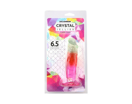 Crystal Jellies 6.5 in. Dong Rainbow