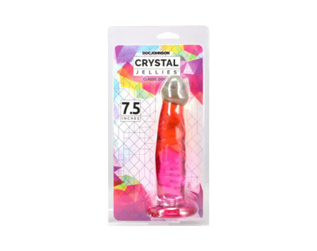 Crystal Jellies 7.5 in. Dong Rainbow